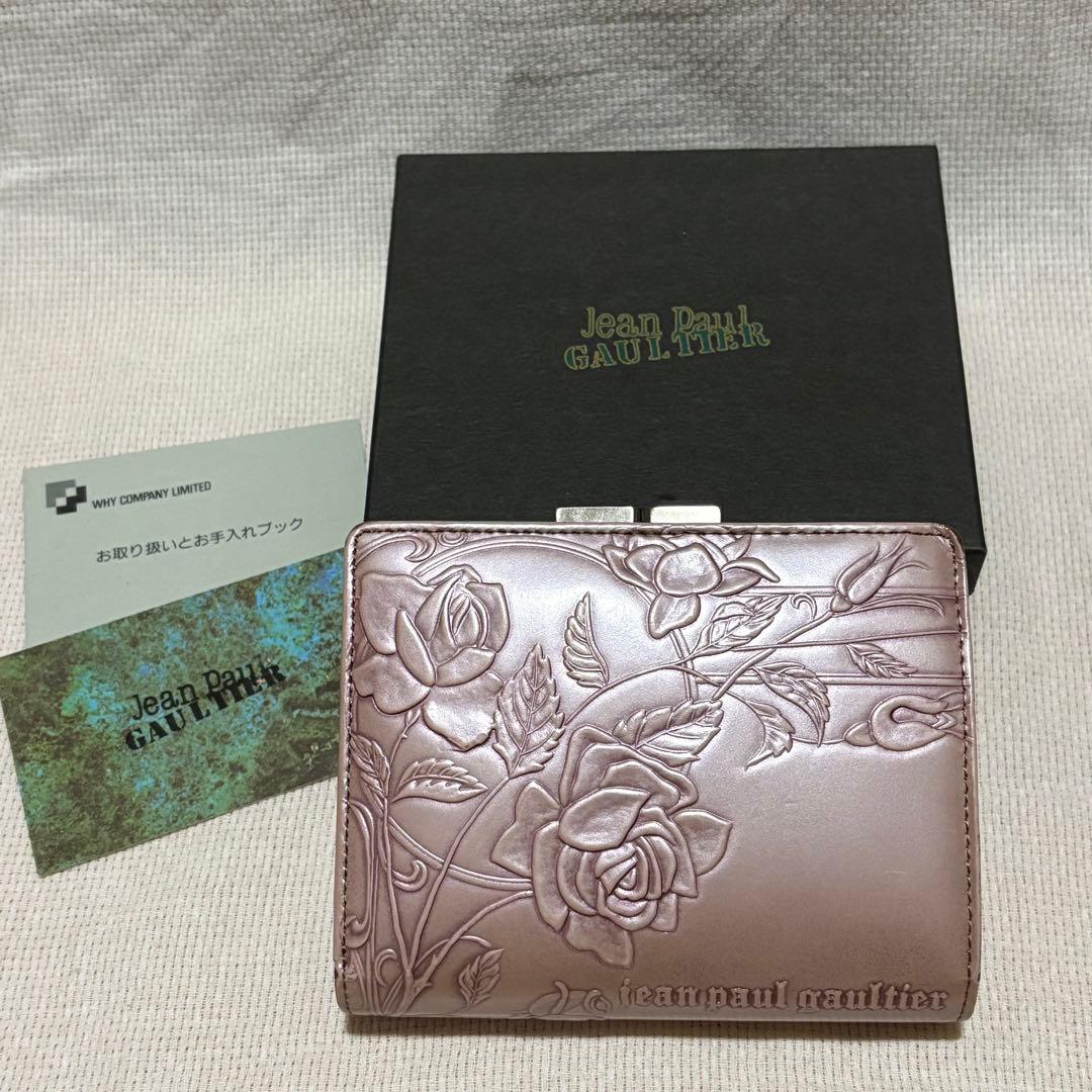 ジャンポールゴルチエ NEW ROSE ニューローズ 二つ折り財布