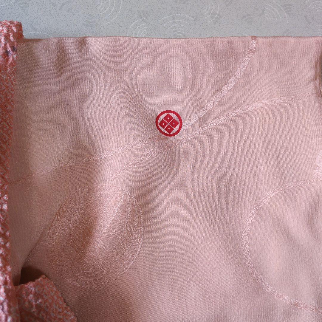 七五三３歳着物と正絹総絞りの被布(袖無し肌襦袢付き）パステルカラー