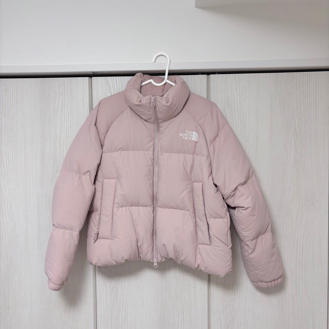 【美品】ノースフェイスダウン 韓国 ピンク Sサイズ　ヌプシ