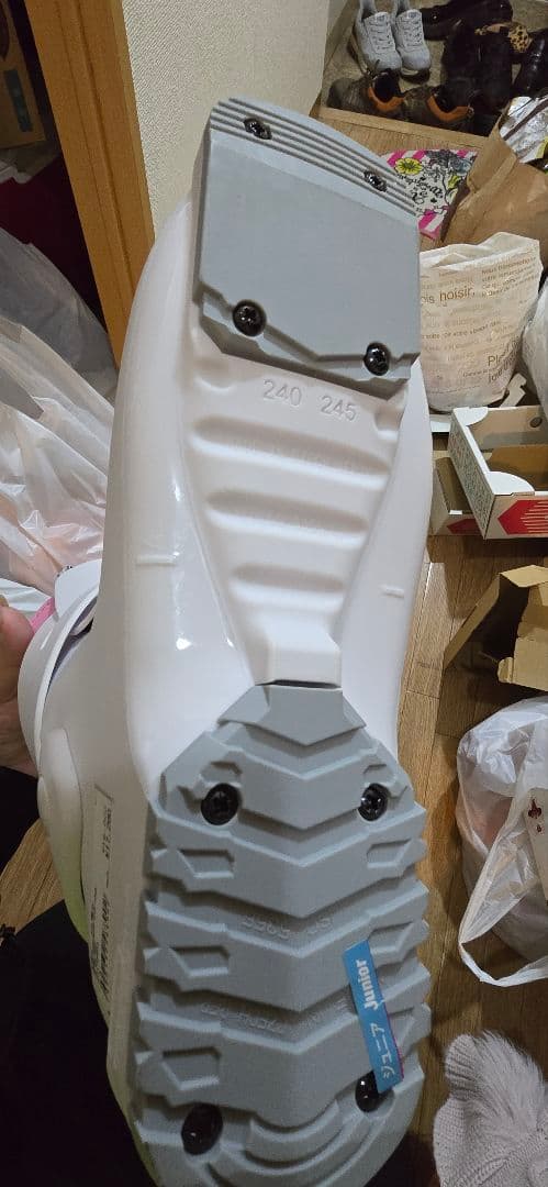 HEAD 子ども用スキー ブーツ ジュニア ホワイト/ピンク 24.5 新品