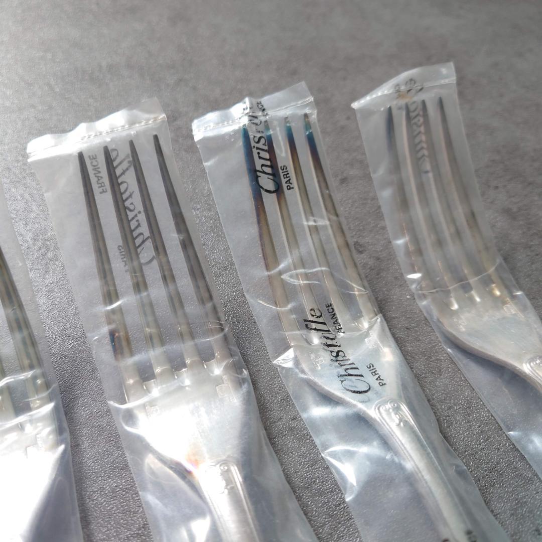 希少 クリストフル マルメゾン テーブルフォーク 未開封 6点