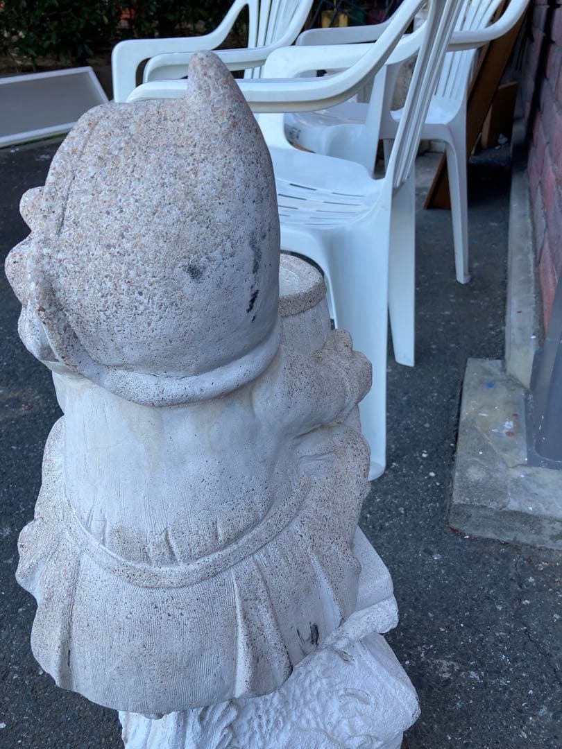 イタリア　ガーデンチェア　小人　ガーデニング雑貨アンティーク　ヨーロピアン風