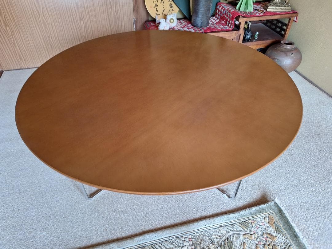 超希少！karimoku（カリモク)円形センターテーブル・ローテーブル