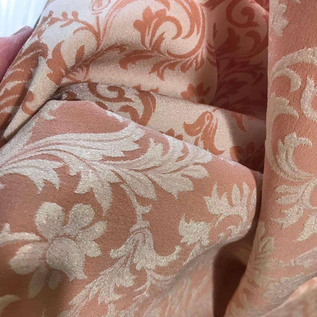 カーテン　幅125cm×丈220cm 2枚 ピンクベージュ