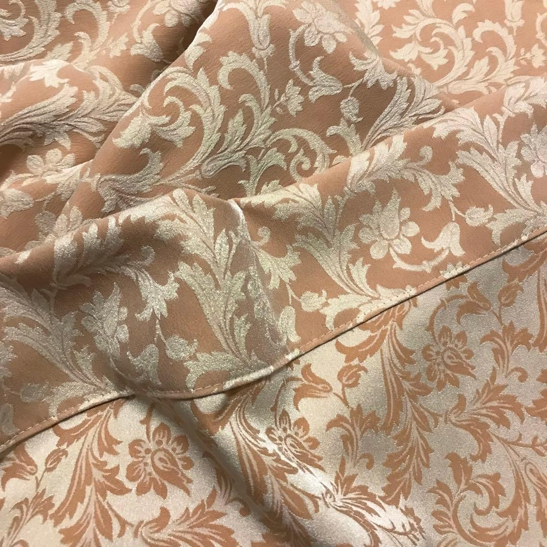 カーテン　幅125cm×丈220cm 2枚 ピンクベージュ