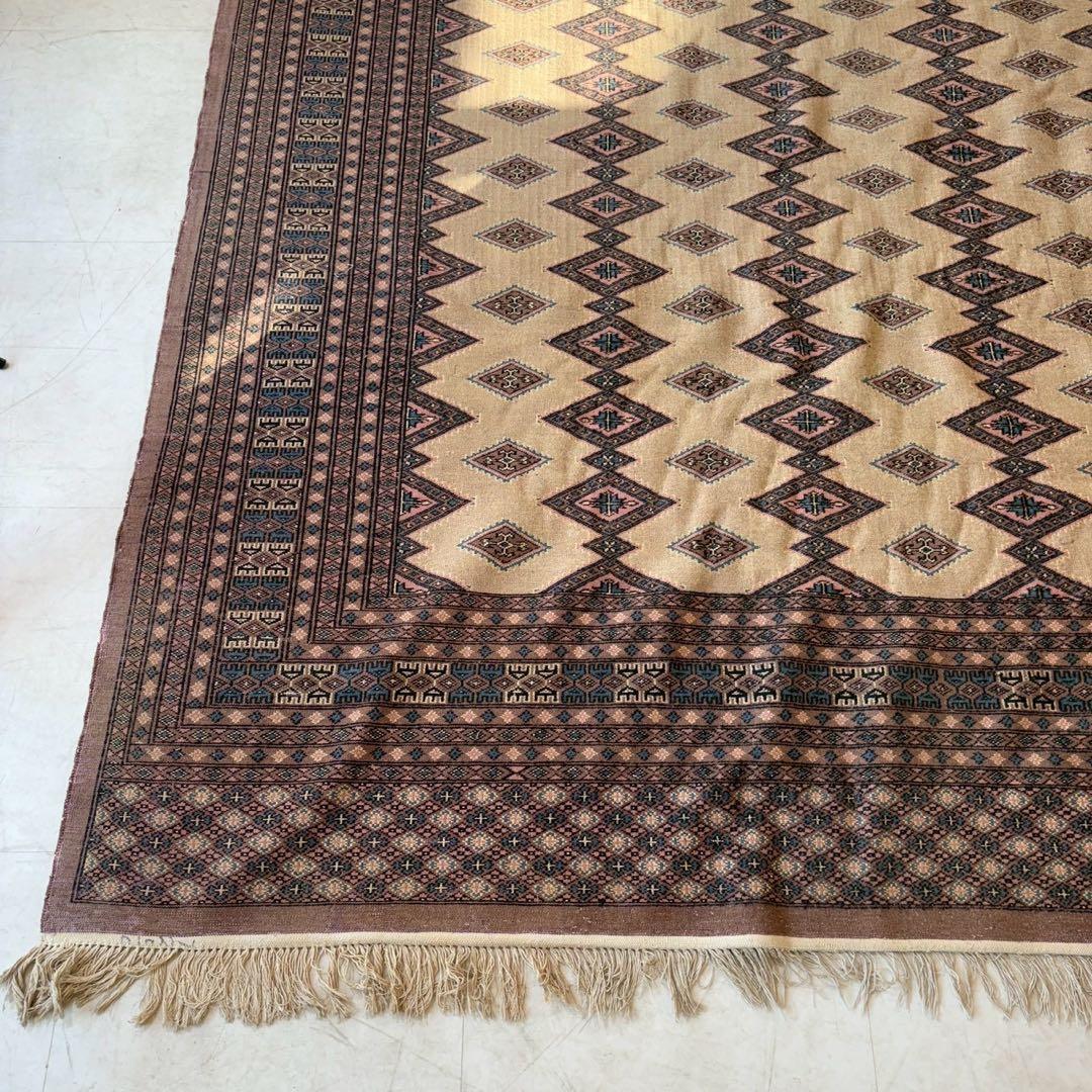 パキスタン　ヴィンテージ　絨毯　ラグ　カーペット　320×215