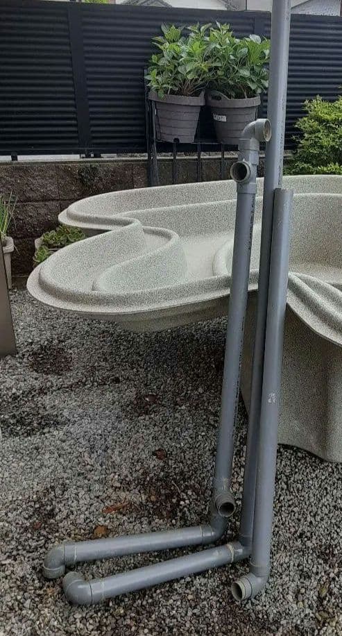 みかげ調プラ池