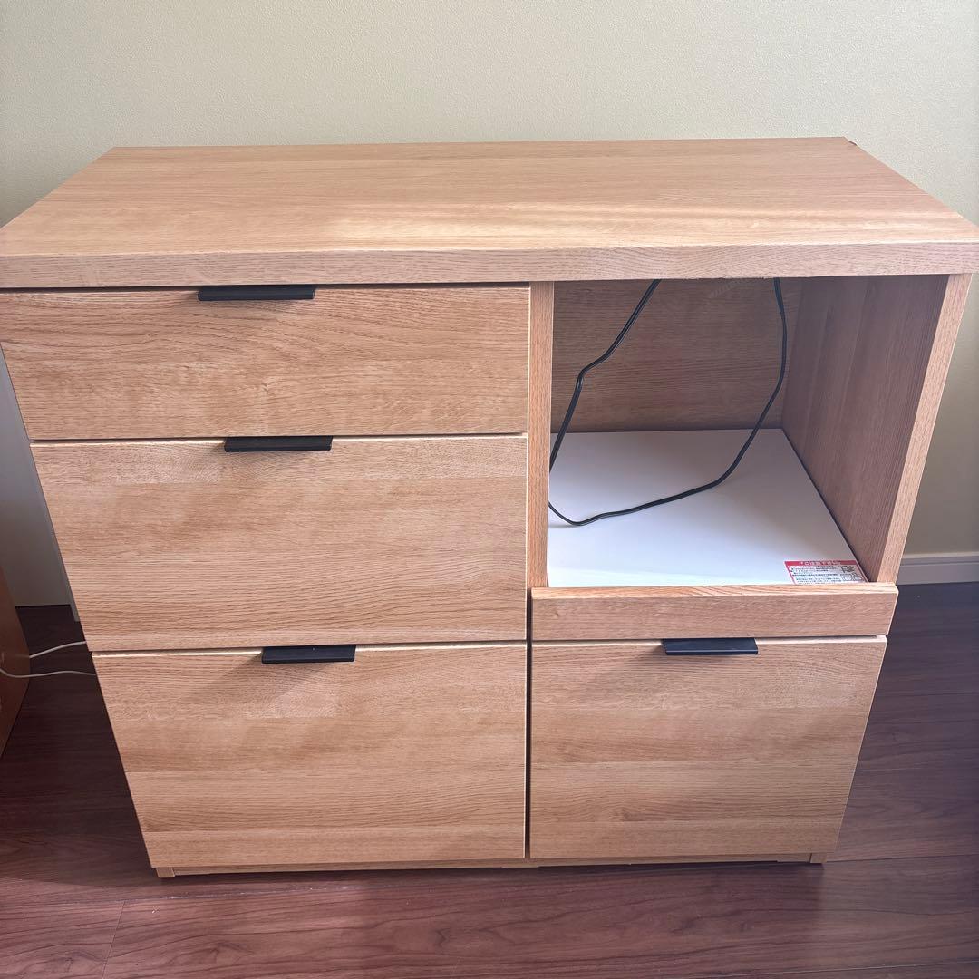 ニトリキッチンカウンター　エトナ90CT LBR