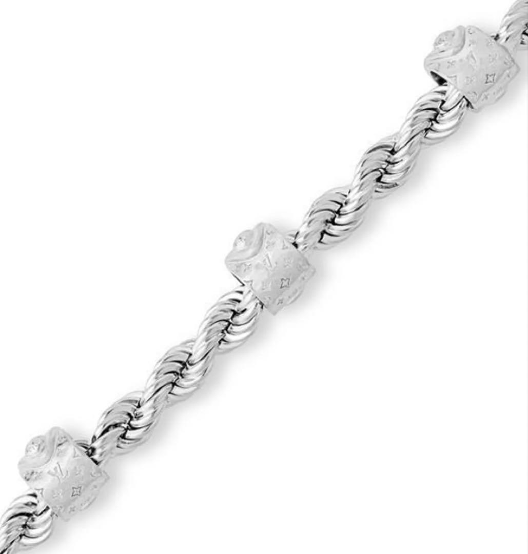 シルバー ツイストロープ ブレスレット