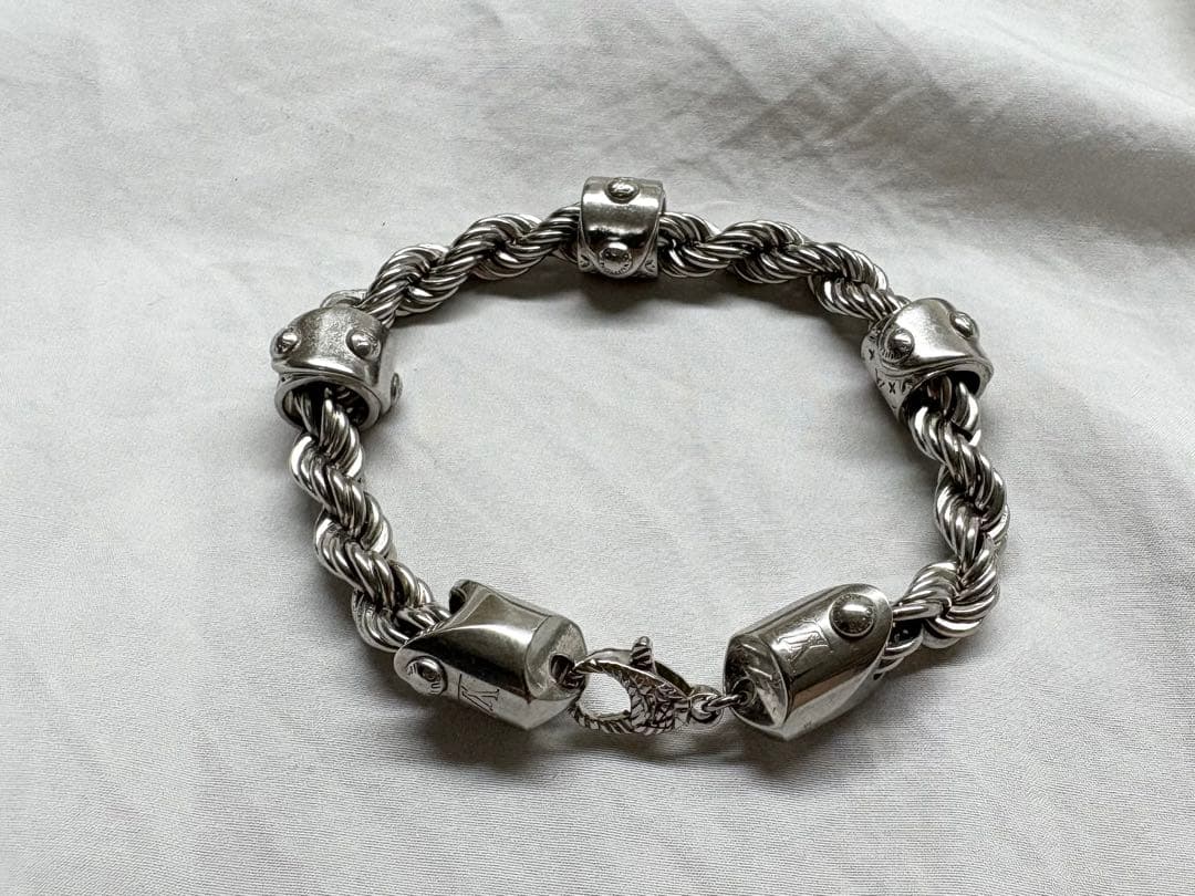 シルバー ツイストロープ ブレスレット