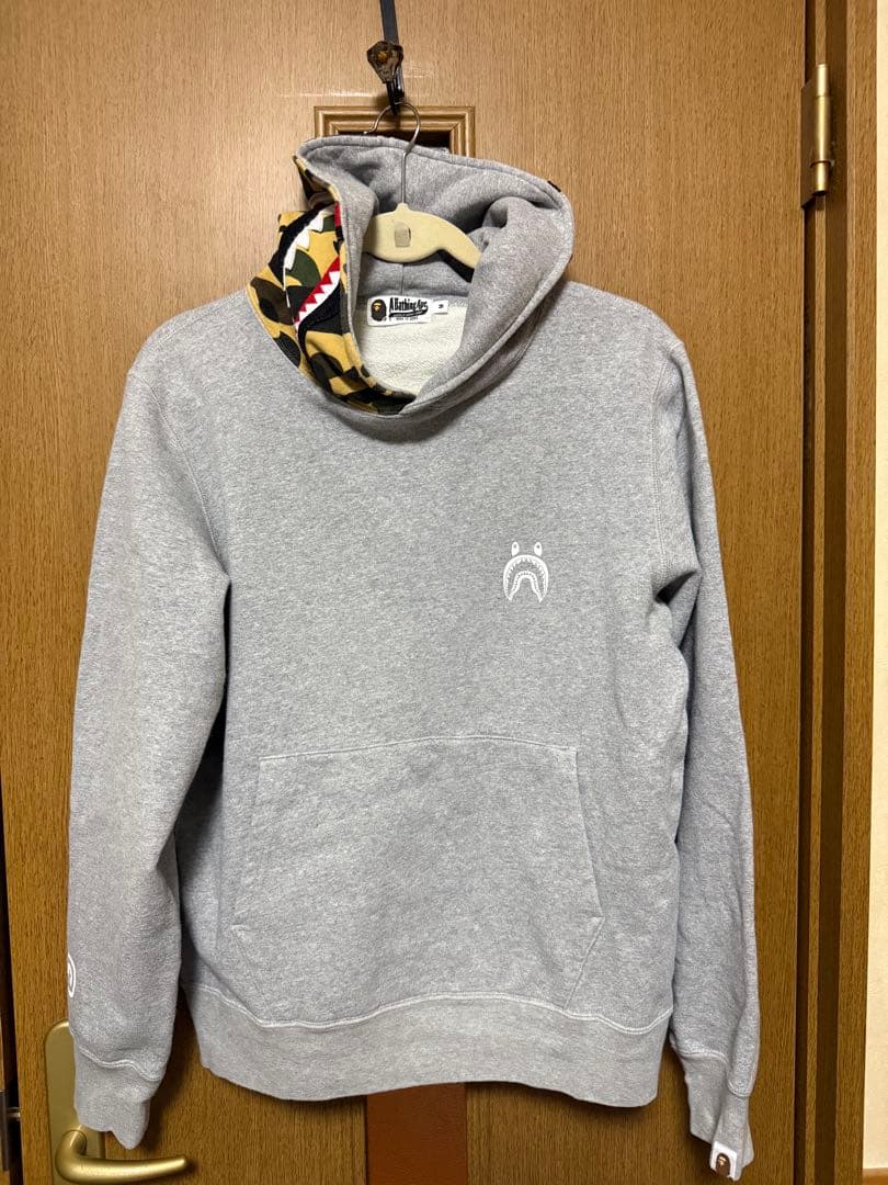 A Bathing Ape グレー パーカー Mサイズ