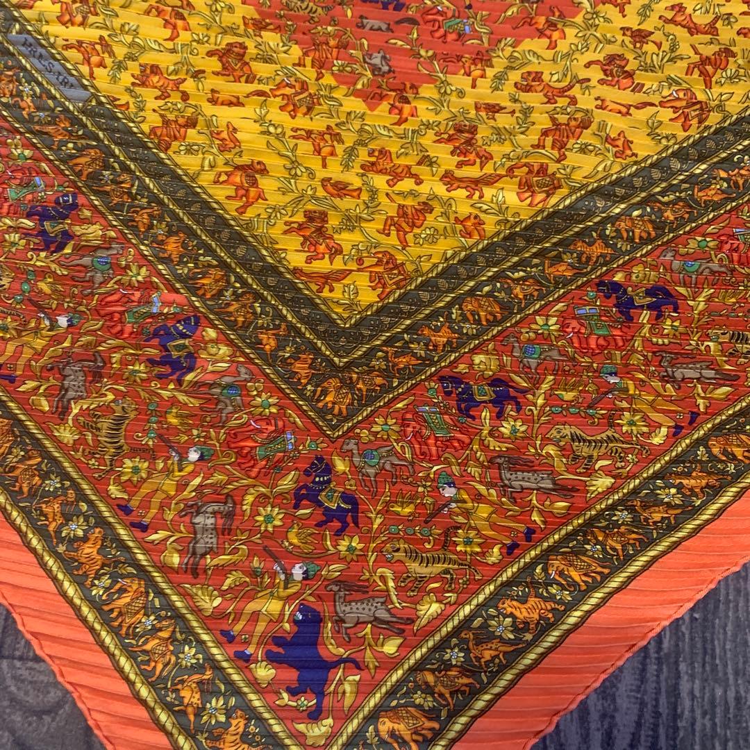 ⭐️エルメスプリーツスカーフ美品❗️⭐️