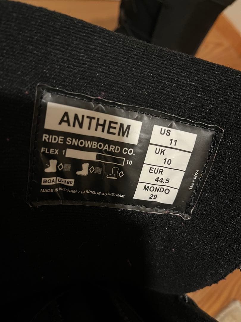 RIDE スノーボードブーツ ANTHEM 29cm