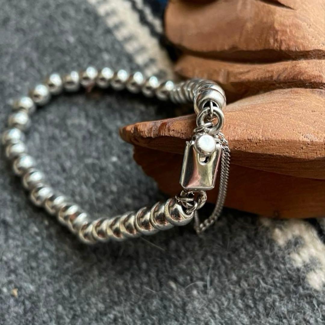 ⭐︎週末限定値下げ⭐︎ヴィンテージ メキシコ製 シルバー ボールビーズ ブレスレット