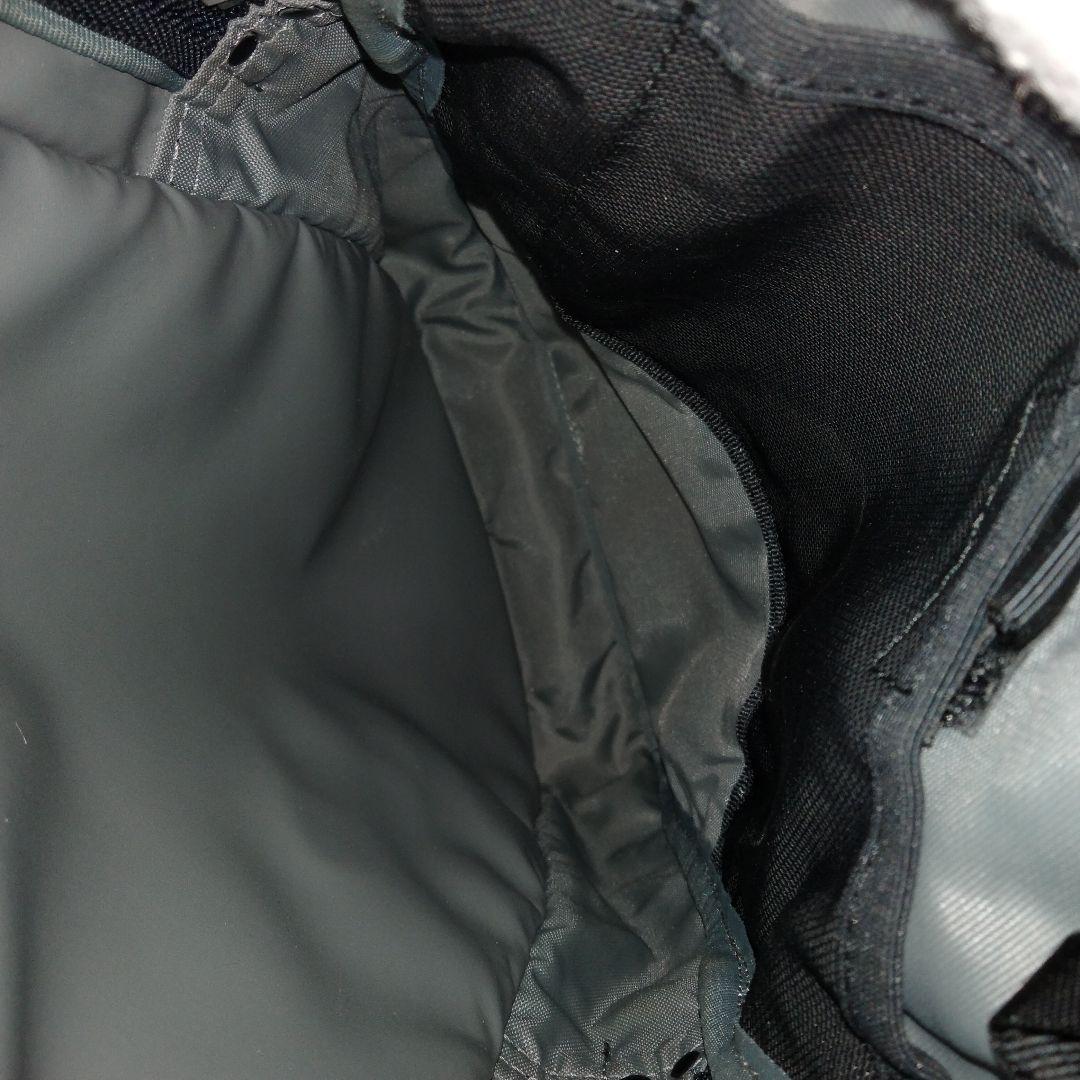 POTER リフト ボディバッグ ナイロン レザー ネイビー スリングショルダー