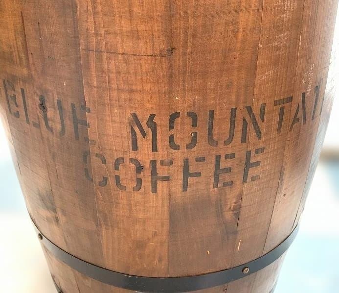 BLUE MOUNTAIN ブルーマウンテン コーヒー樽 木樽 豆樽 蓋なし