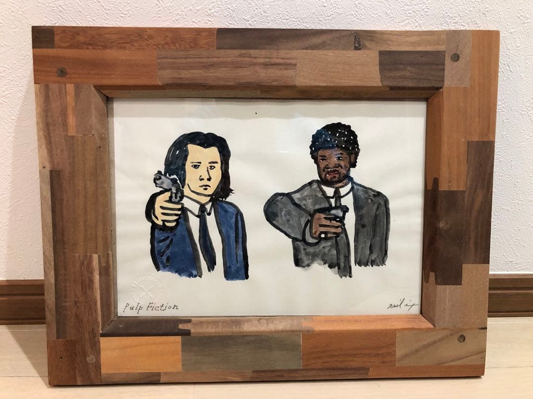 NAIJEL GRAPH 直筆アート　ナイジェルグラフ　パルプフィクション