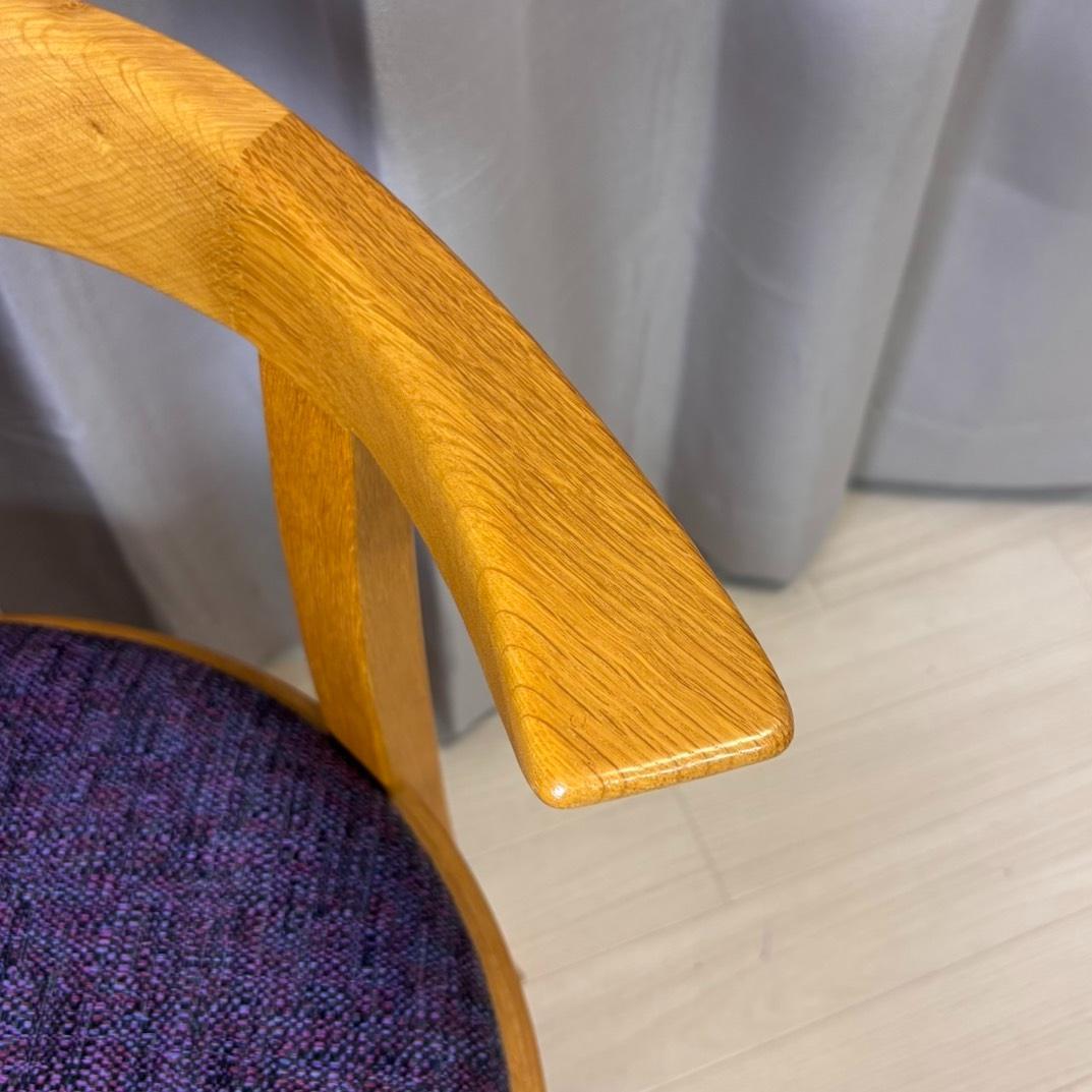 【美品】　カンディハウス ツイスト2 ダイニングチェア 紫