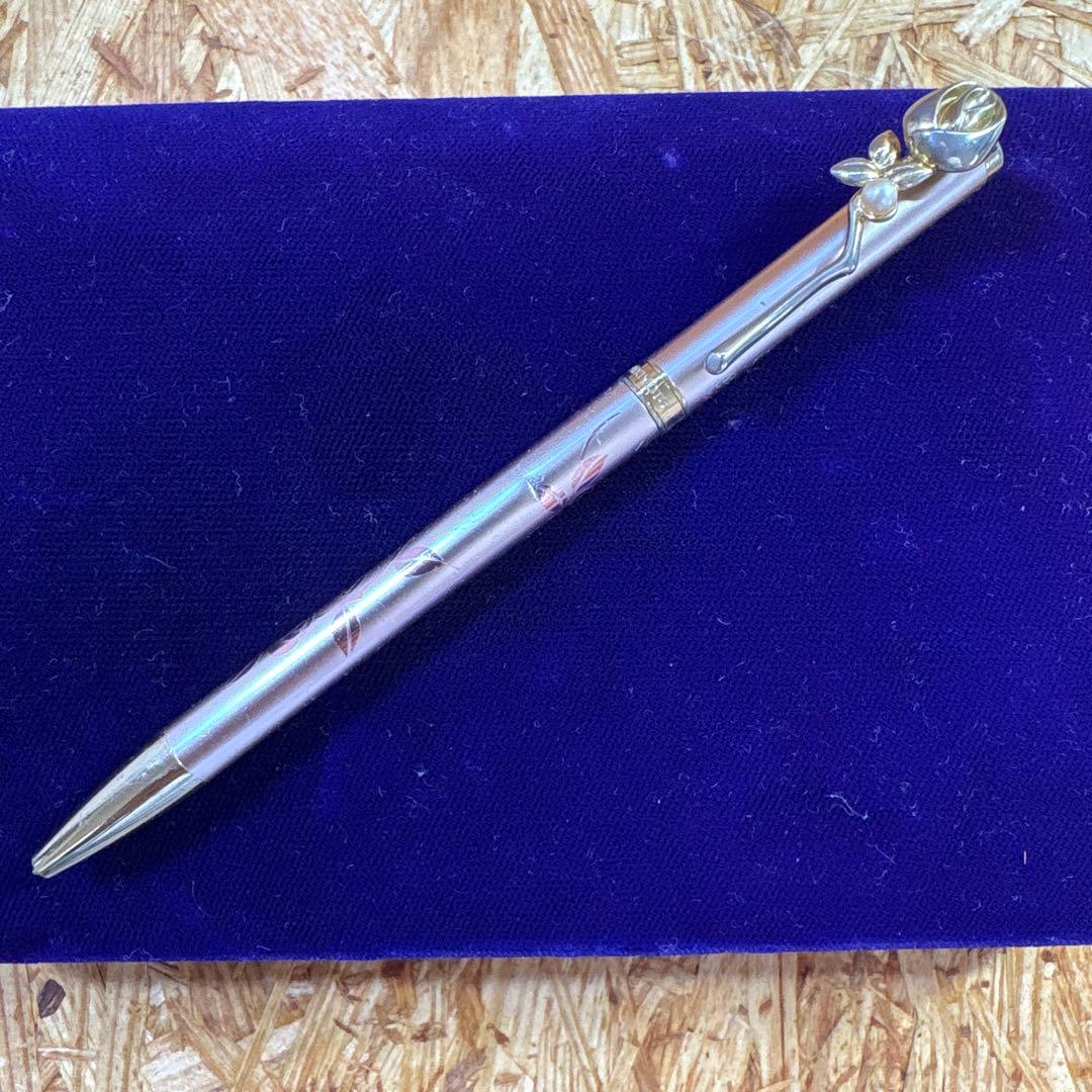 ミキモト パール付きボールペン バラ クリスマス限定