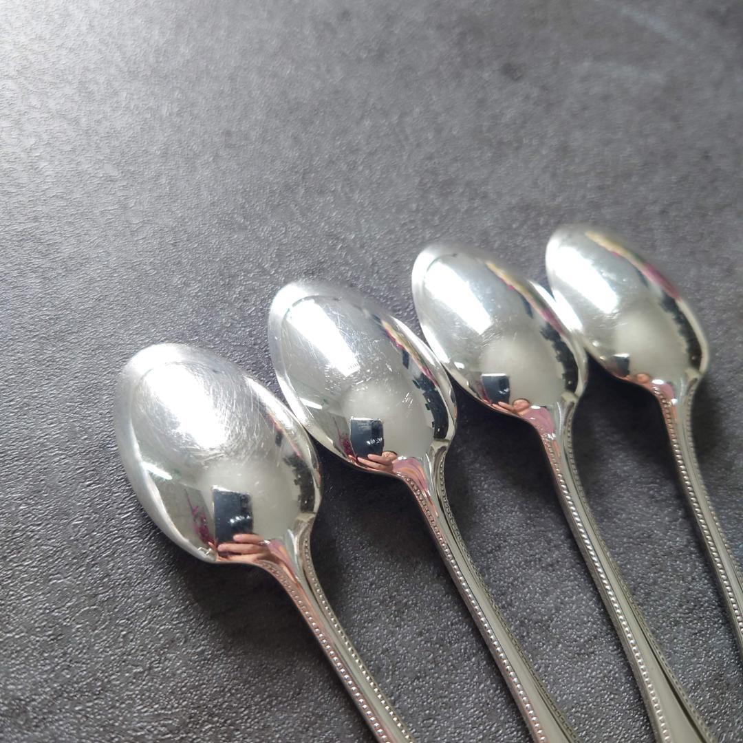 美品 クリストフル パール デミタススプーン 4点
