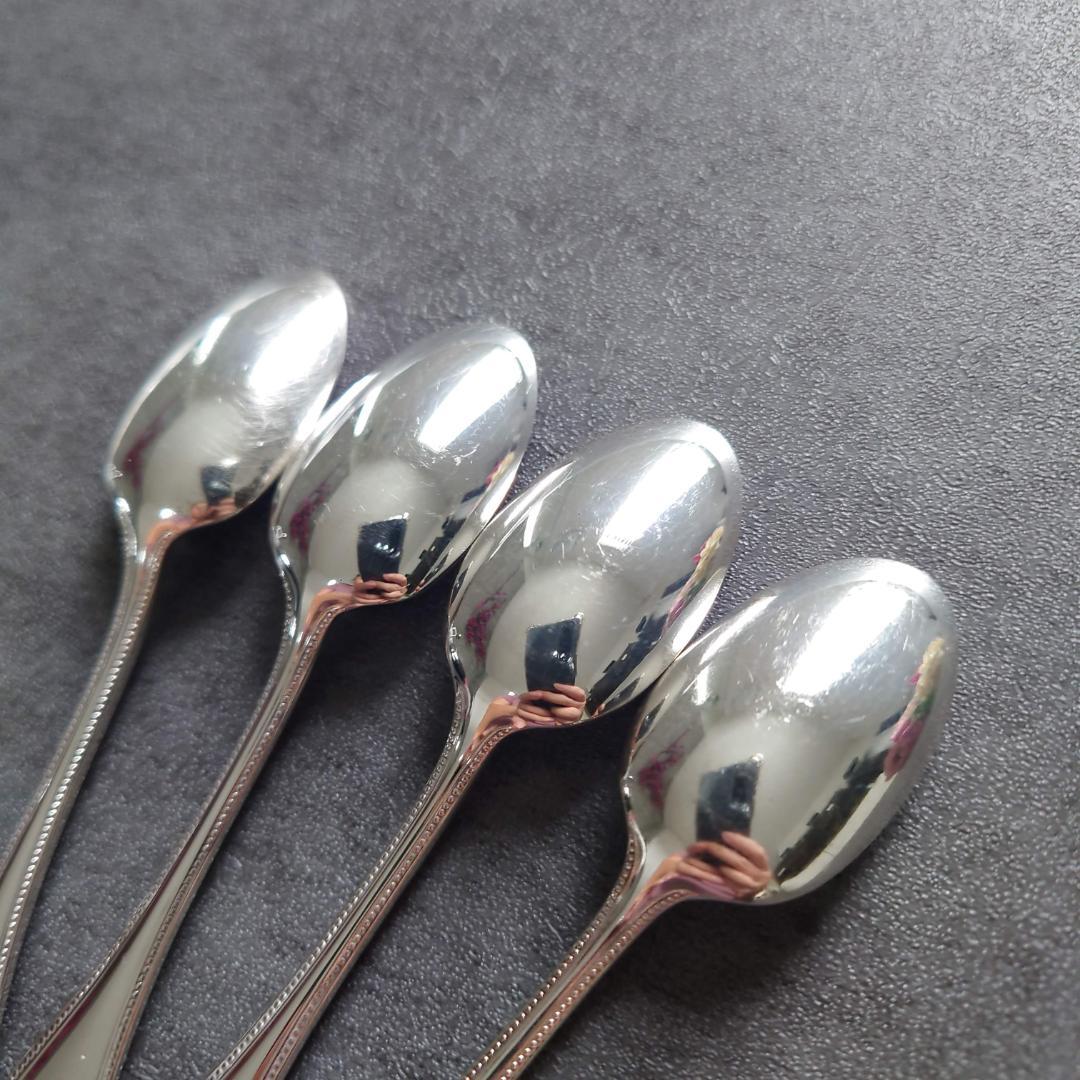 美品 クリストフル パール デミタススプーン 4点