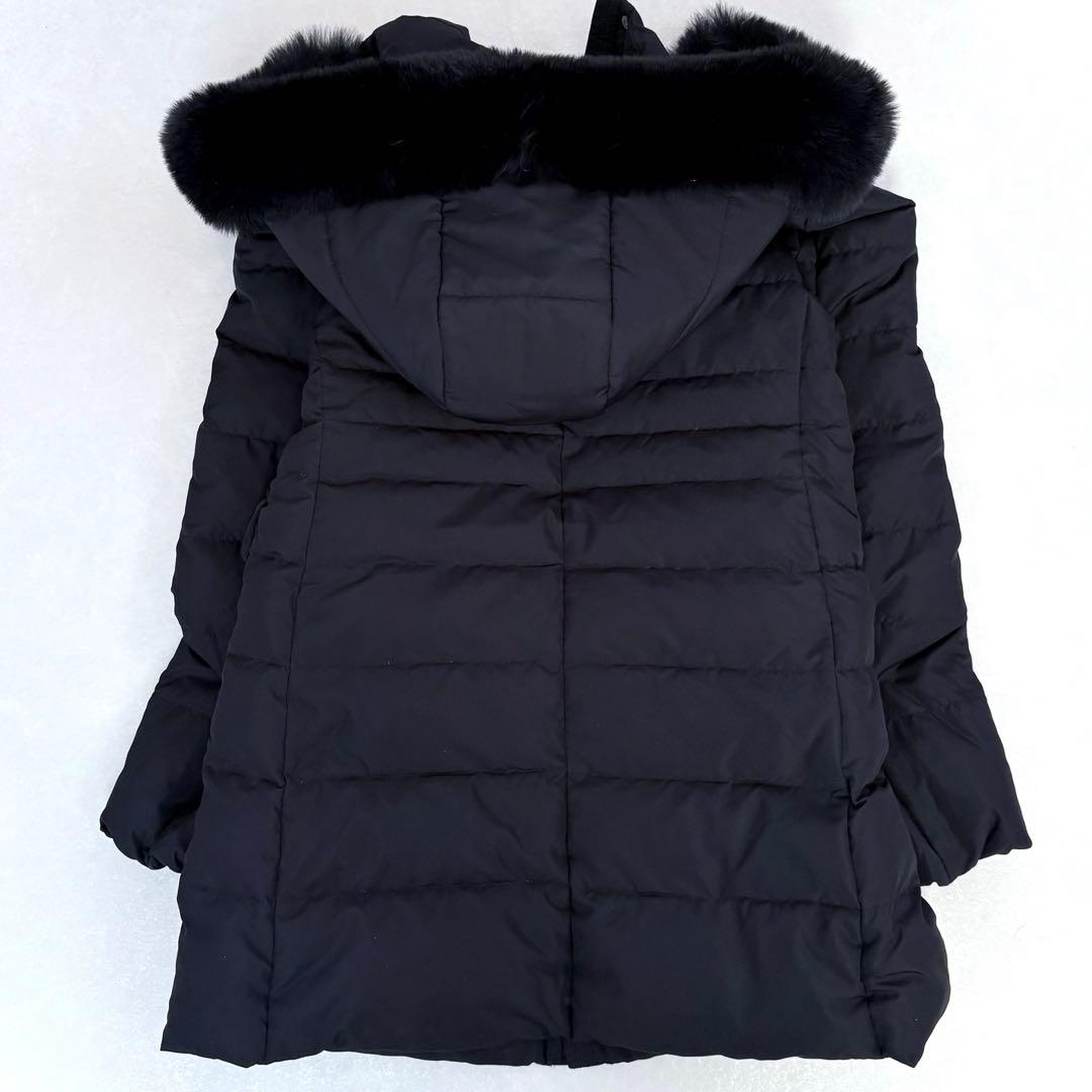 新品タグ付　完売品　ロペピクニック　　ファー付きダウンコート　黒