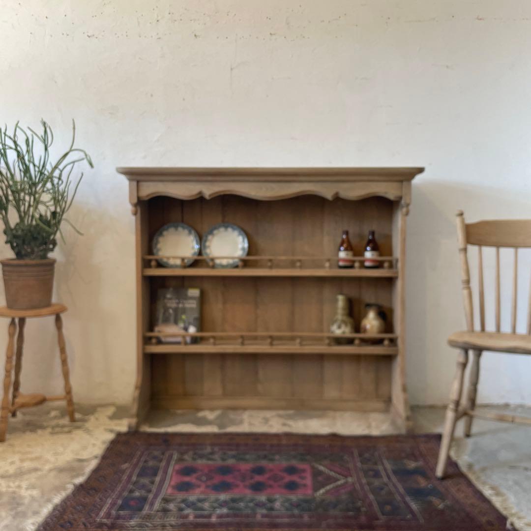 ビンテージ　 オープンブックシェルフ　オープンキャビネット