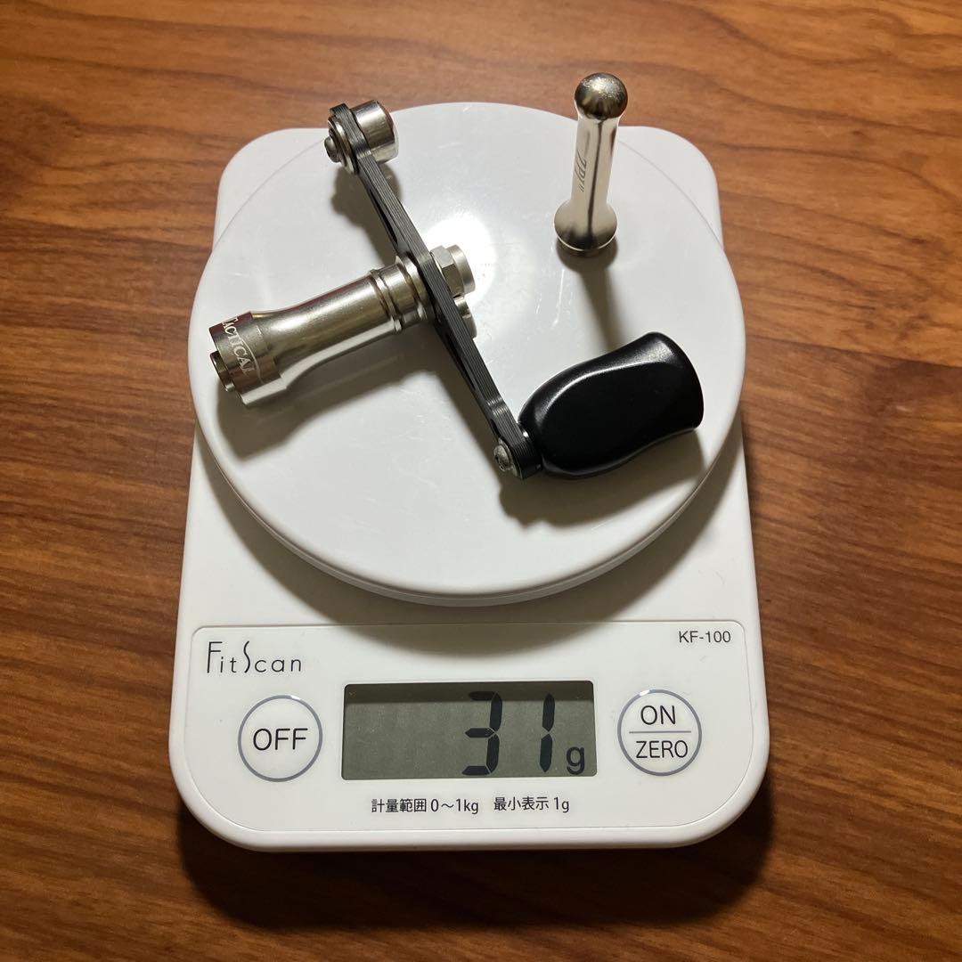 廃盤レア　美品　廃盤レア　ZPI ダイワ用　タクティカル　ハンドル　ノブ交換済み