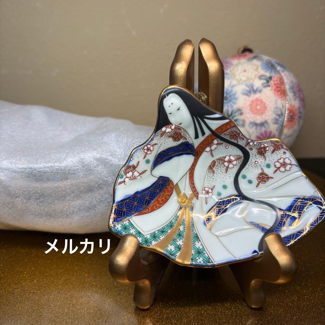 賞美堂　其泉　姫皿　『お姫さま』　絵皿　小皿　5枚　1セット　ひなまつり