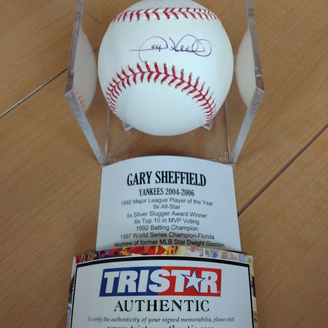 MLB Gary Sheffield サイン入ボール TRISTAR