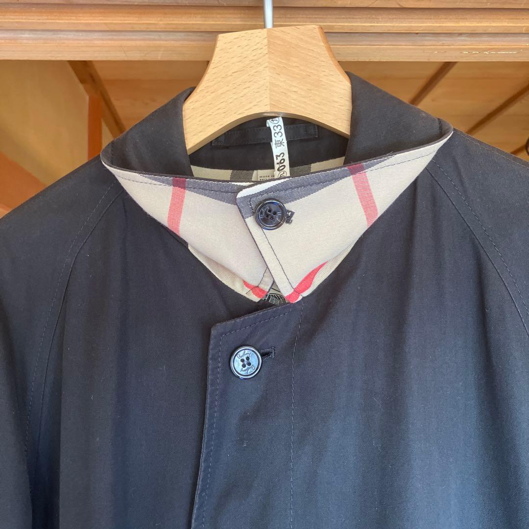 BURBERRY、イングランド製、ステンカラー・コート、サイズ:UK46