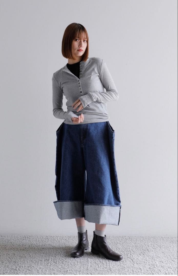 KURO DENIM クロ ペーパーフォールディングデニム 個性的