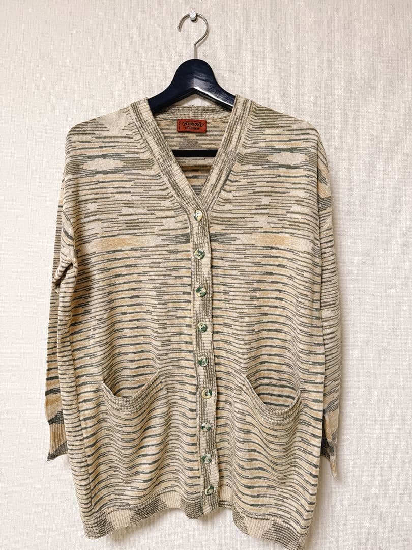 【美品】Missoni カーディガン 51 イタリア製 カシミア