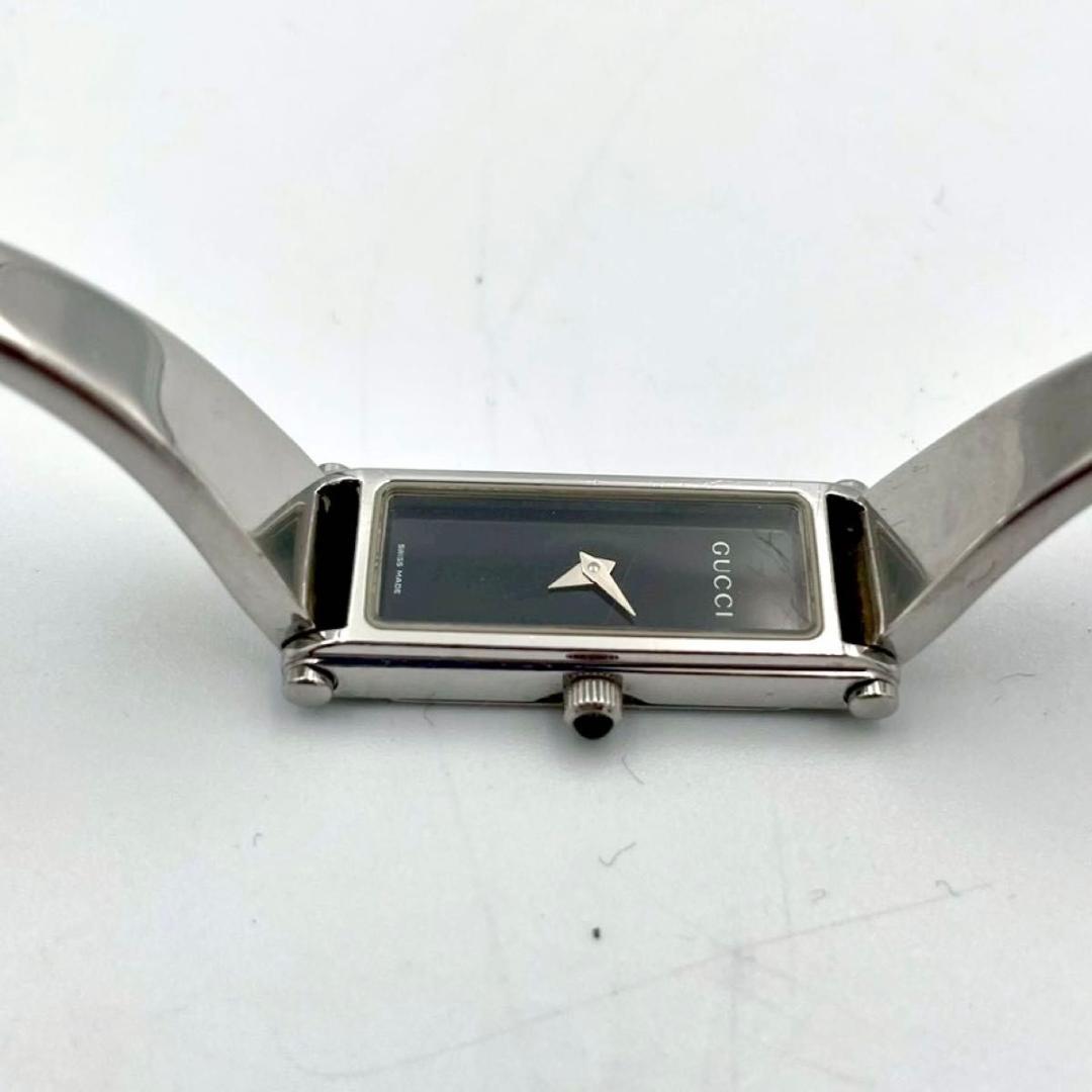 356 美品 新品電池 グッチ 1500L 腕時計 クオーツ バングルウォッチ