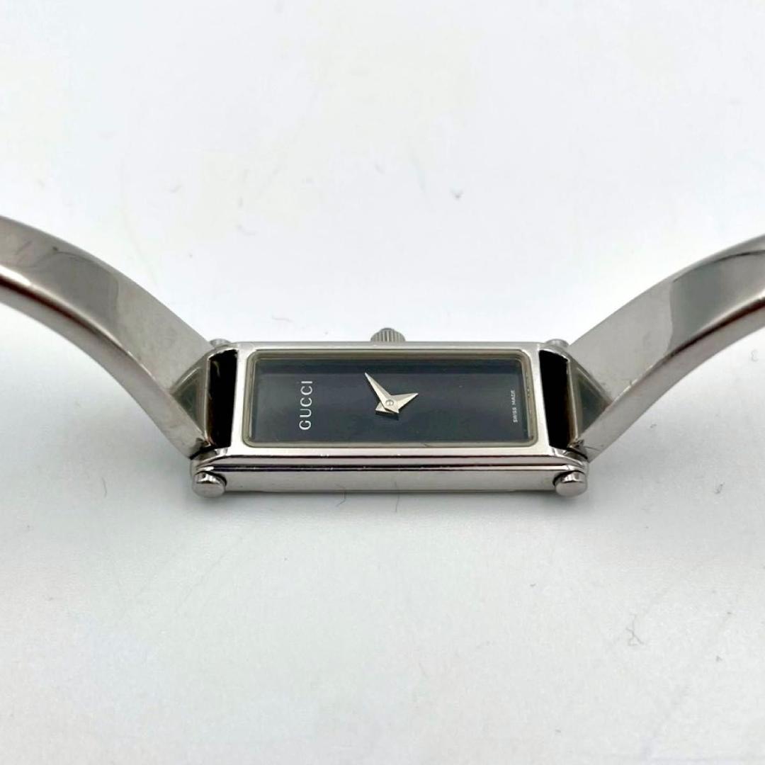 356 美品 新品電池 グッチ 1500L 腕時計 クオーツ バングルウォッチ