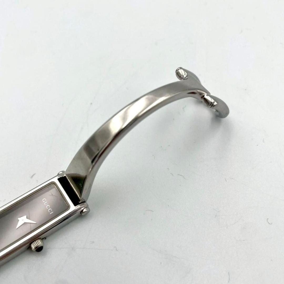 356 美品 新品電池 グッチ 1500L 腕時計 クオーツ バングルウォッチ