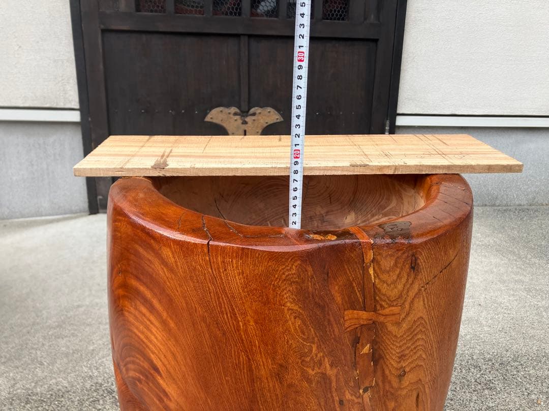 木製餅つき臼 フルメンテ済み 10弾