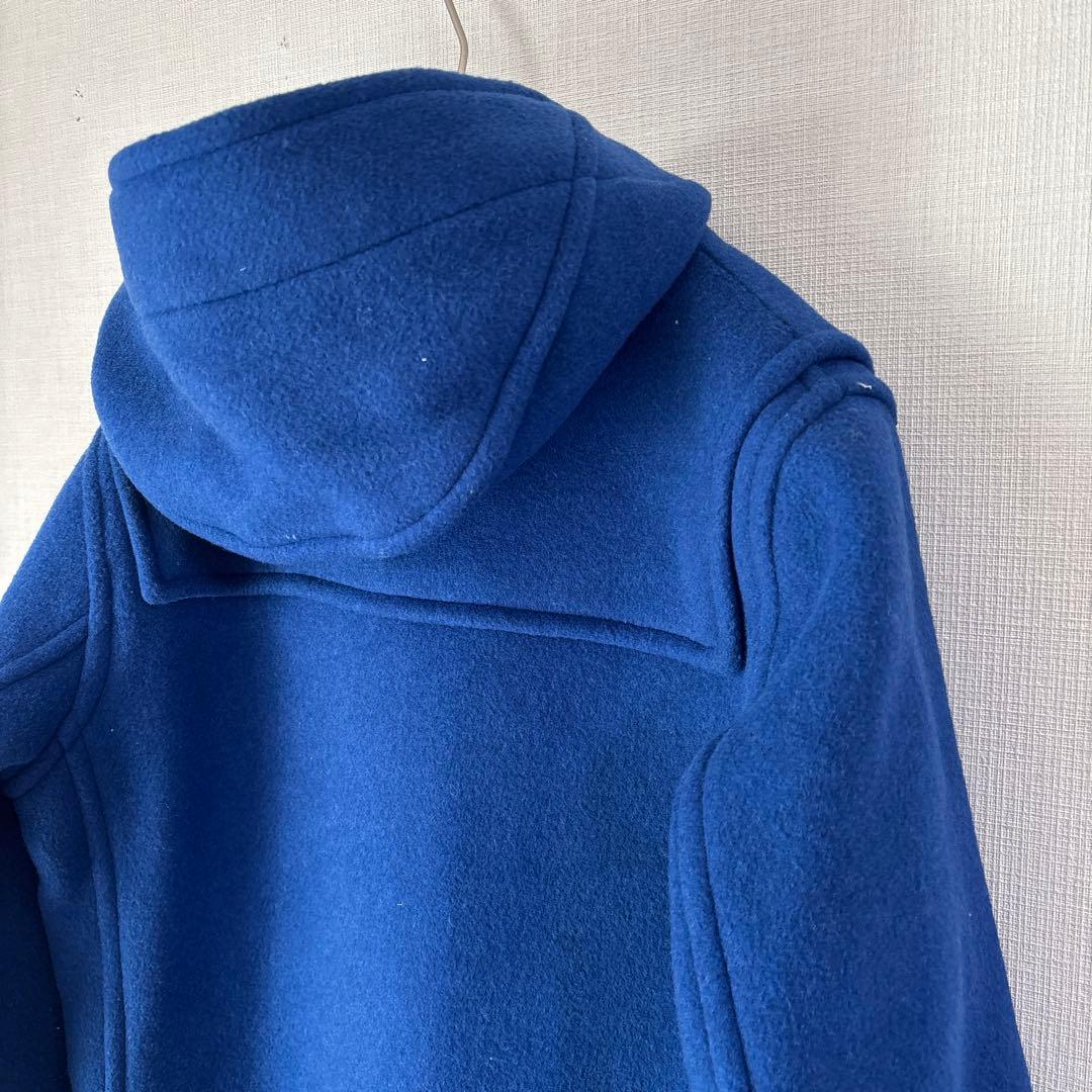 LONDON TRADITION ウール メルトン ダッフルコート ブルー 青