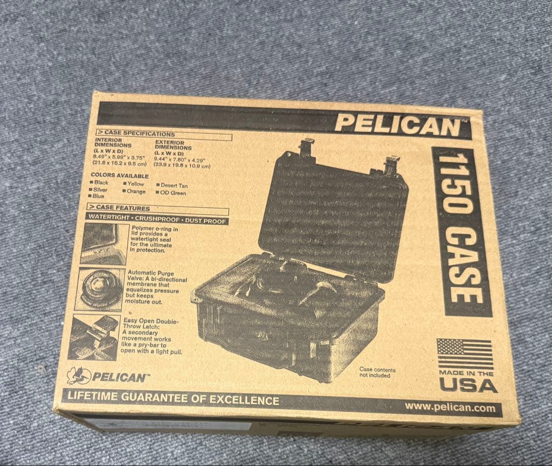 【新品】ペリカンケース 1150 ブラック