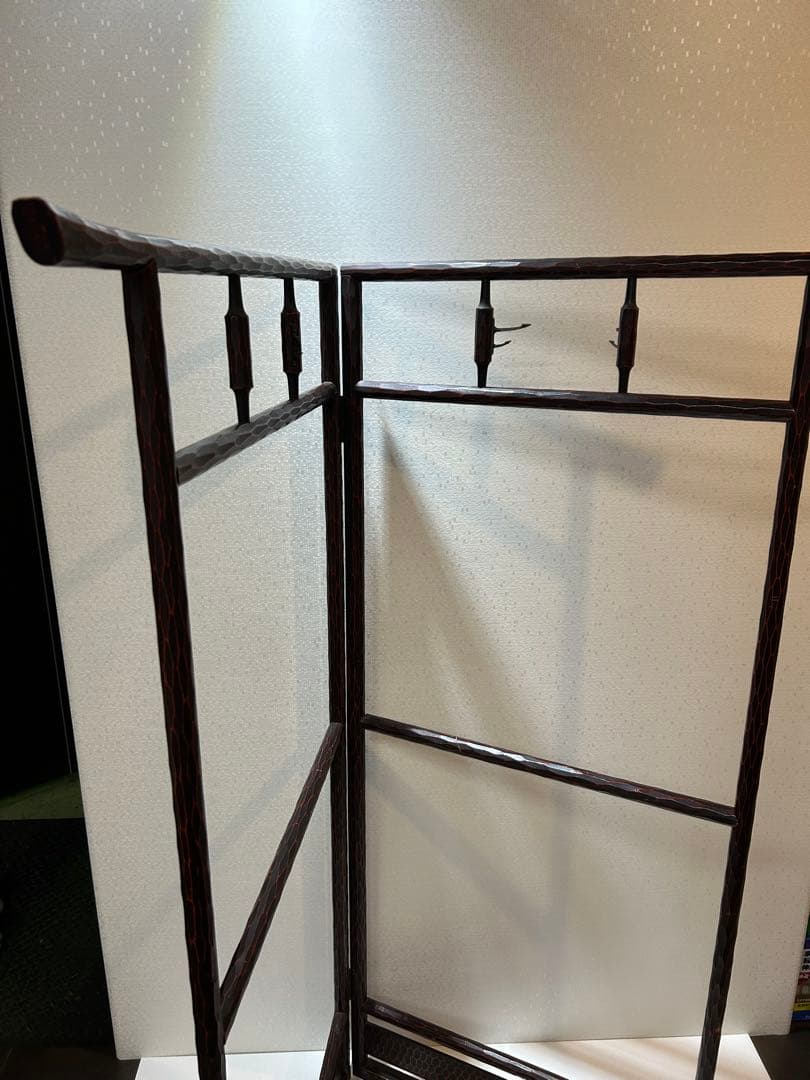 衣桁　着物掛け　昭和レトロ　折りたたみ　アンティーク　衣紋掛け　和家具　木製