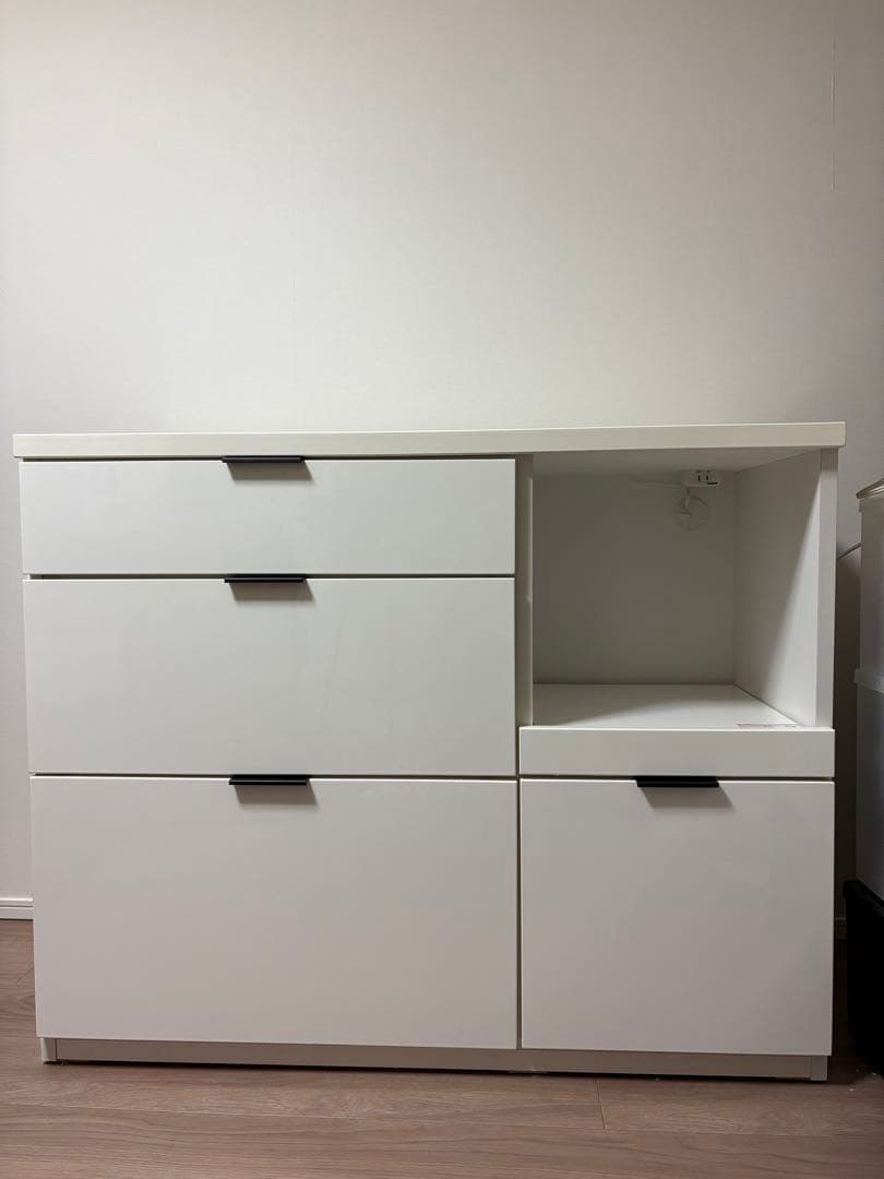 ニトリ　キッチンカウンター　エトナ　105 ホワイト