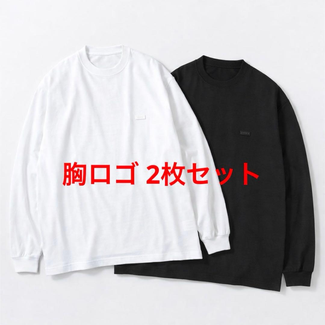 ennoy 2Pack L/S T-Shirts 胸ロゴ 2枚セット
