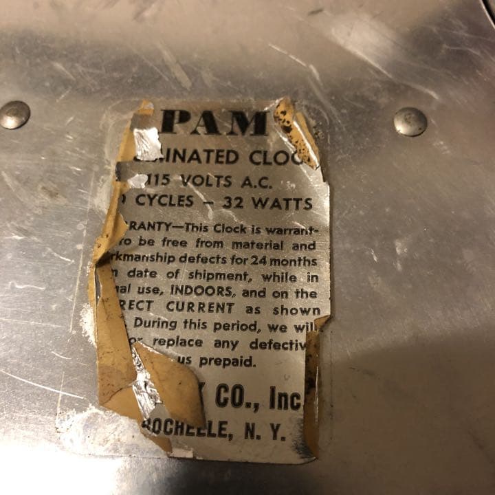 PAMCLOCK パムクロック　ビンテージ　壁掛け　時計　RAMCO ラムコ