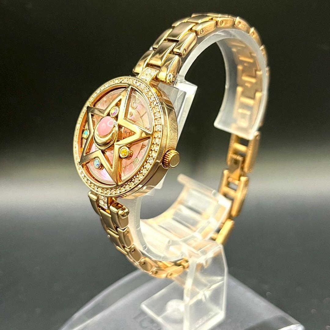 未使用品 ost 腕時計 セーラームーンコラボ ビジュー ゴールド 稼動品