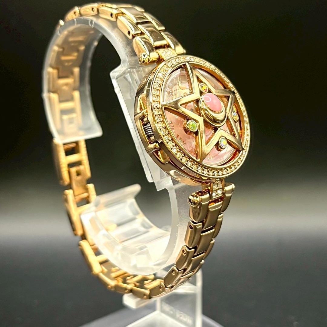 未使用品 ost 腕時計 セーラームーンコラボ ビジュー ゴールド 稼動品