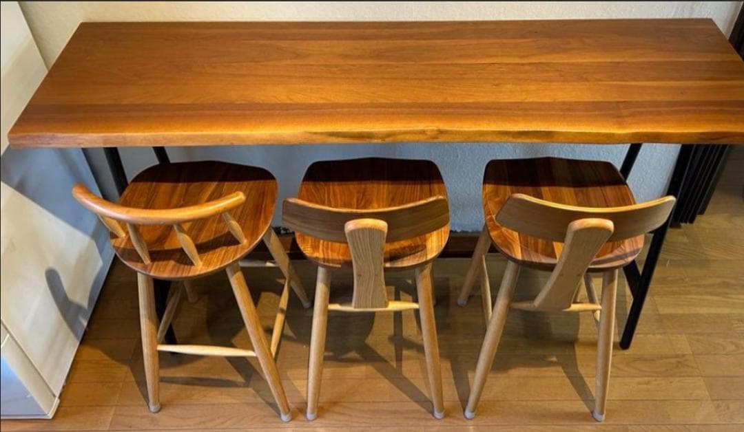 [3/4] セット 同時購入必須 ナガノインテリア カウンターテーブル