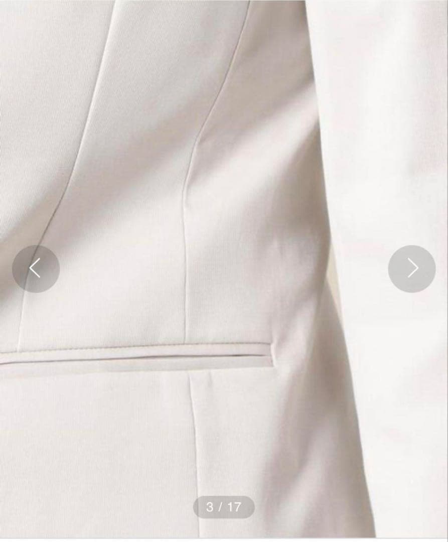 BEAUTY&YOUTH ノーカラーパンツスーツ