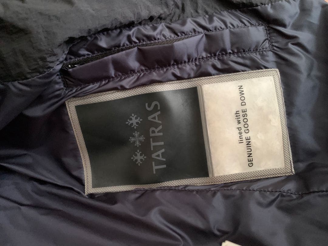 タトラスダウンベスト　サイズ２　ダークネイビー