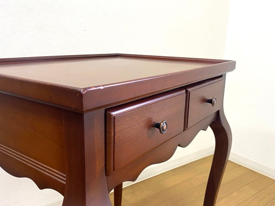 東海家具 ケント コンソール テーブル 飾り棚 花台 猫脚 インテリア