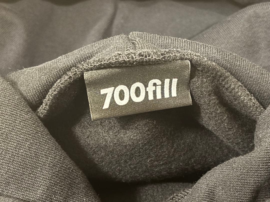 トップス 700FILL Small Payment Logo Hooded Sweat